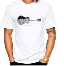 Load image into Gallery viewer, Printing Men&#39;s Cool T Shirts Shirt Men 2019 New Coming Great T Shirts Music Instrument Guitar Tree Silhouette 3D Tshirt
