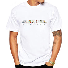 Load image into Gallery viewer, LUSLOS 2019 Men&#39;s Casual Marvel Printed T Shirt Fashion Streetwear O-Neck Male Tshirt Man T-shirt Tee Top camiseta masculina