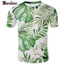 Load image into Gallery viewer, Men Hawaiian Summer Banana Leaf Printed Beach Sea Short Sleeves Tops For Male Summer Tshirt Top Clothing Tropical Holiday Style