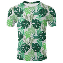Load image into Gallery viewer, Men Hawaiian Summer Banana Leaf Printed Beach Sea Short Sleeves Tops For Male Summer Tshirt Top Clothing Tropical Holiday Style