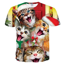 Load image into Gallery viewer, 2019 new t shirt men Fashion Christmas T-shirts Men Funny Santa Printed Tshirts Casual 3d T shirt Snowman Party Tshirt tops tees