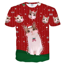 Load image into Gallery viewer, 2019 new t shirt men Fashion Christmas T-shirts Men Funny Santa Printed Tshirts Casual 3d T shirt Snowman Party Tshirt tops tees