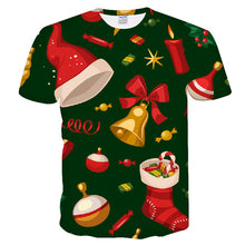 Load image into Gallery viewer, 2019 new t shirt men Fashion Christmas T-shirts Men Funny Santa Printed Tshirts Casual 3d T shirt Snowman Party Tshirt tops tees
