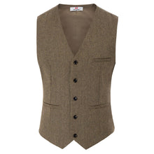 Load image into Gallery viewer, With pocket Vest Slim fit Waistcoat Sleeveless Casual Blazer Office Business Single breasted Fashion