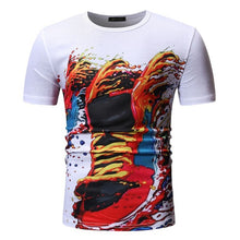 Load image into Gallery viewer, Summer Beautiful Flowers Printed T-shirt For Men/Women Harajuku Floral Short Sleeve Tee Shirt Homme Streetwear Camiseta Hombre
